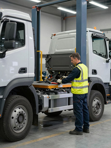 Heavy-duty truck maintenance